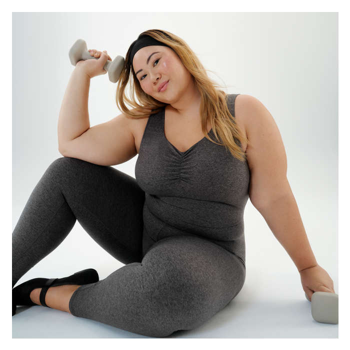 Women+ Active Jumpsuit - Charcoal Mix